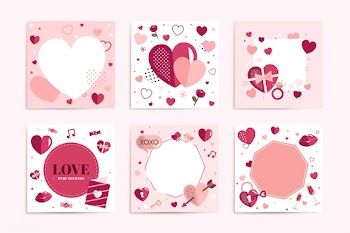 Valentine's day heart graphic | Free stock vector - 559486