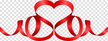 Valentine's Day Heart Greeting & Note Cards Ribbon, Valentines Day transparent background PNG clipart
