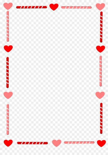 Valentine's Day Heart Love Clip art - heart border 