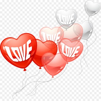 Valentine's Day Heart Love Clip art - lovely text 