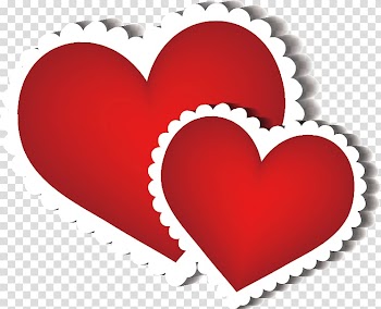 Valentine's Day Heart , Red heart-shaped elements transparent background PNG clipart