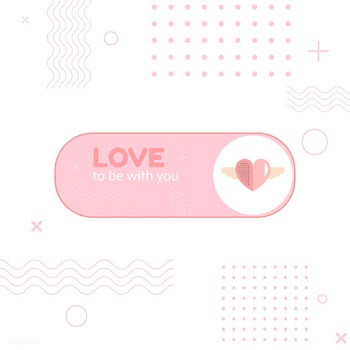 Valentine's day heart with wings graphic | Free stock vector - 558341