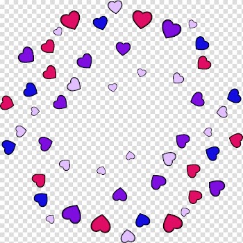 Valentine\'s Day Icon, Color heart-shaped ring transparent background PNG clipart