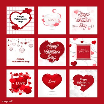 Valentine's day icon illustration collection | Free stock vector - 558453