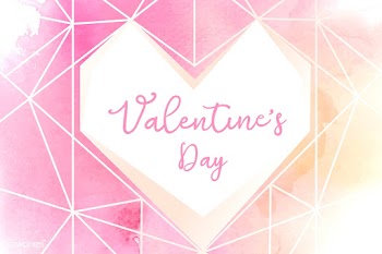Valentine's Day icon watercolor illustration | Free stock vector - 559648