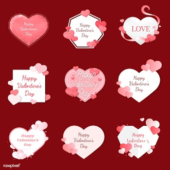 Valentine's day illustration icons | Free stock vector - 558445