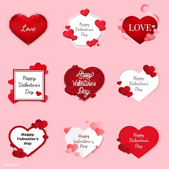 Valentine's day illustration icons | Free stock vector - 558460