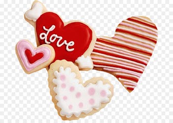 Valentine's Day Love Heart Wilton Sticker - valentine's day 