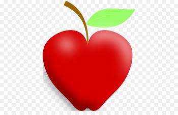 Valentine's Day Love My Life Apple Heart - apel akrilik 