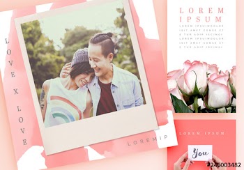 Valentine's Day Love Notes Social Media Set