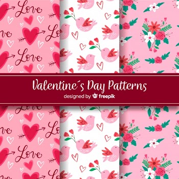 Valentine's day pattern collection