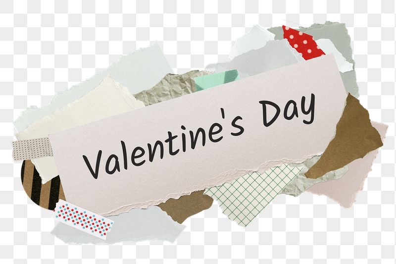 Valentine's Day png word sticker, | Free PNG - rawpixel