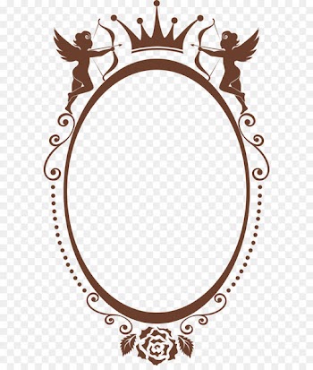 Valentine's Day Qixi Festival Icon - Coffee crown frame 