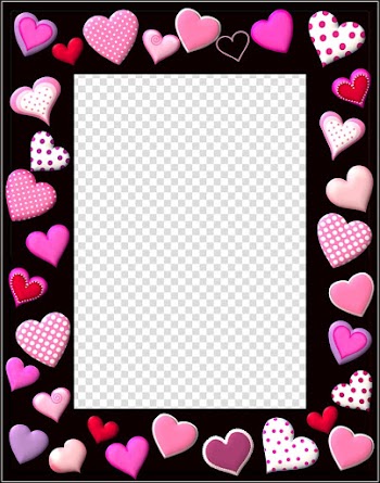 Valentine's Day SMS Heart Gift , frame transparent background PNG clipart