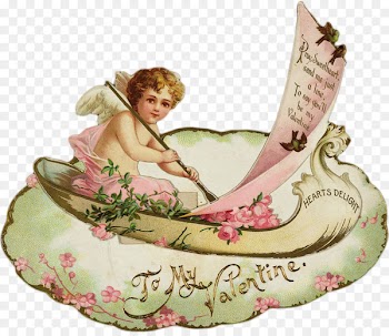 Valentine's Day Victorian era Post Cards Stock photography - valentine's day 