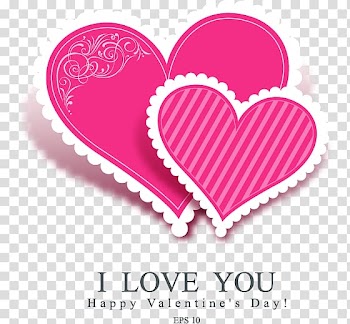 Valentine's Day Wedding invitation Greeting card Birthday, Pink heart-shaped elements transparent background PNG clipart