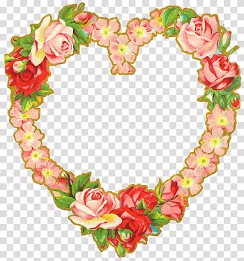 Valentine's Day Wedding invitation Heart Post Cards Antique, heart frame transparent background PNG clipart