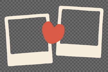 Valentine's frame png sticker, instant | Free PNG Sticker - rawpixel