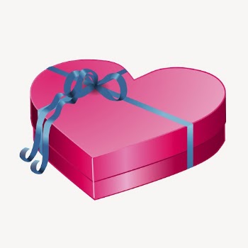 Valentine's gift box clipart, illustration | Free Vector - rawpixel