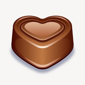 Valentine's heart chocolate clipart, celebration | Free PSD - rawpixel