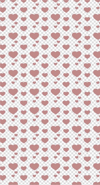 Valentine's heart-shaped decorative transparent background PNG clipart