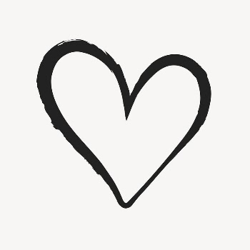 Valentine's heart sticker, cute doodle | Free PSD Illustration - rawpixel