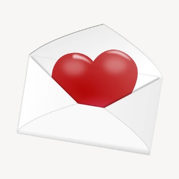 Valentine's love letter clipart, collage | Free PSD - rawpixel