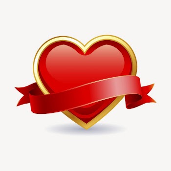 Valentine's red heart clipart, celebration | Free PSD - rawpixel