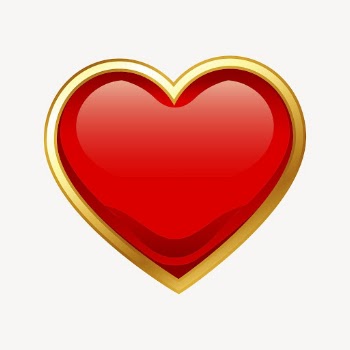 Valentine's red heart clipart, celebration | Free PSD - rawpixel