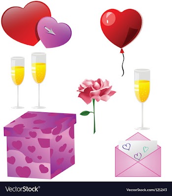 Valentine vector image
