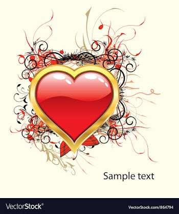 Valentine vector image