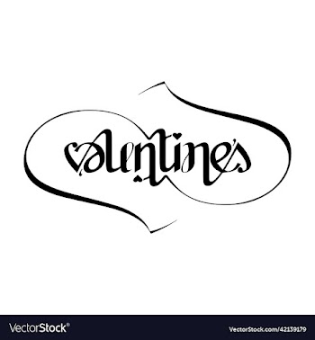 valentines ambigram