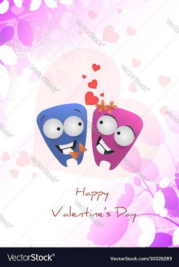 Valentines background vector image