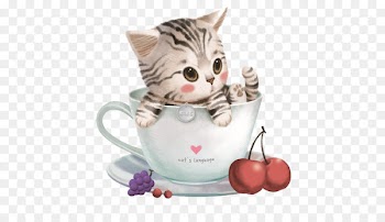 Valentines Day 2018 WhatsApp Wallpaper - kitten 