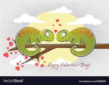 Valentines day background vector image