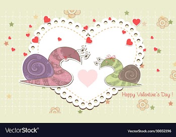 Valentines day background vector image