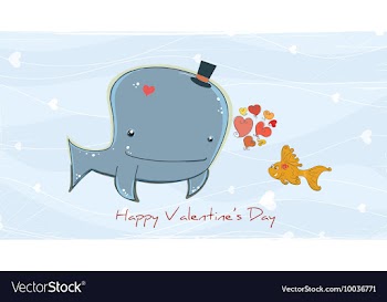 Valentines day background vector image