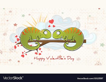Valentines day background vector image