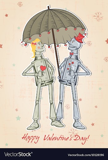 Valentines day background vector image