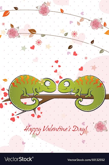Valentines day background vector image