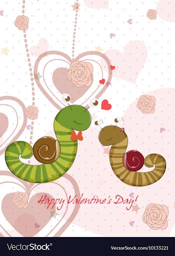 Valentines day background vector image