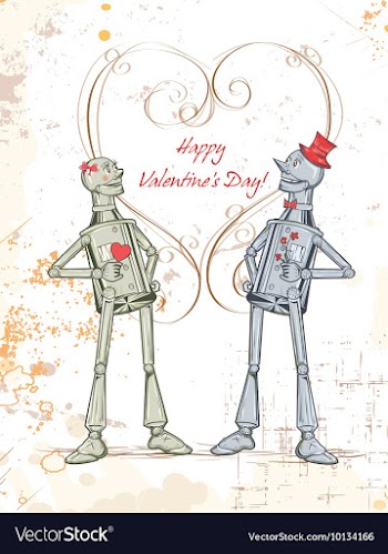Valentines day background vector image
