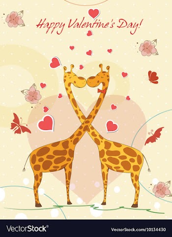 Valentines day background vector image