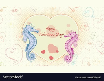 Valentines day background vector image