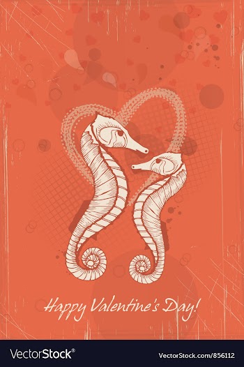 Valentines day background vector image