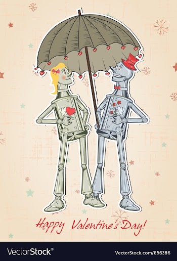 Valentines day background vector image