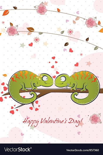 Valentines day background vector image