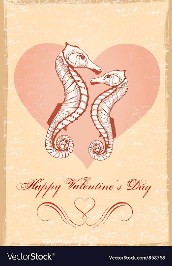 Valentines day background vector image