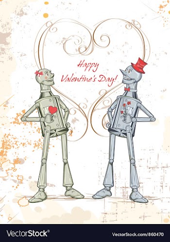 Valentines day background vector image