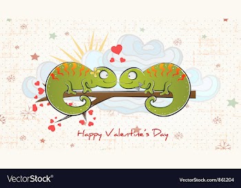Valentines day background vector image